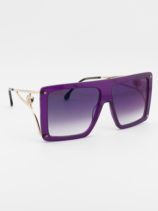 Carrera CA UNICA/SE 0B3V KM Sunglasses Violet Square Frame, Grey Lenses main image 9